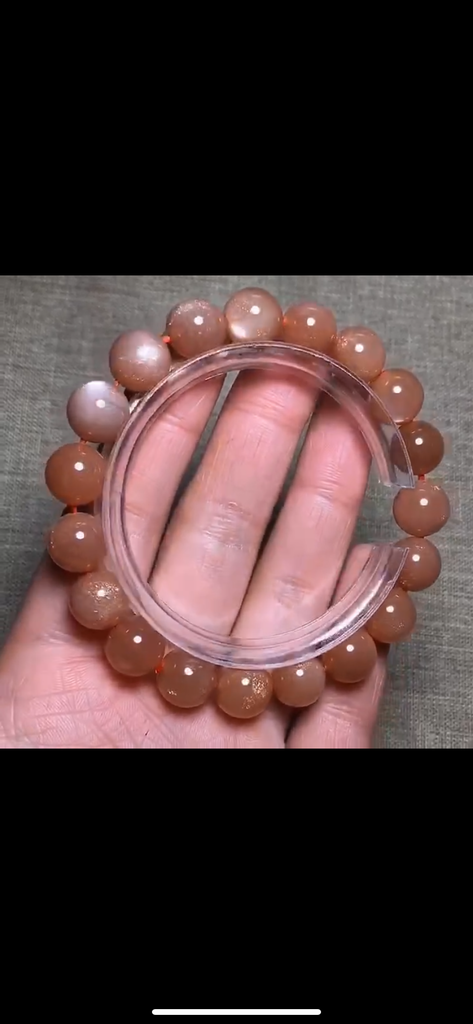 Sun stone beads Bracelet 10.25mm