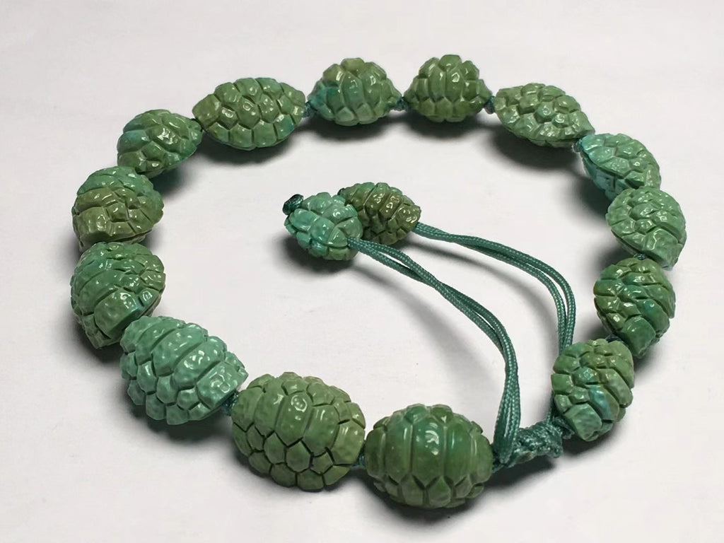 Turquoise Bracelet 8-13mm 15.2 grams