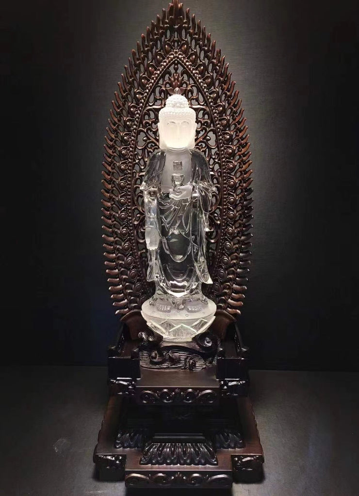 crystal buddha