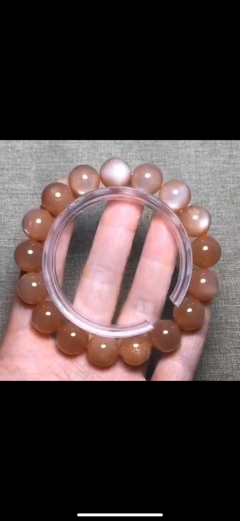 Sun stone beads Bracelet 12.25mm